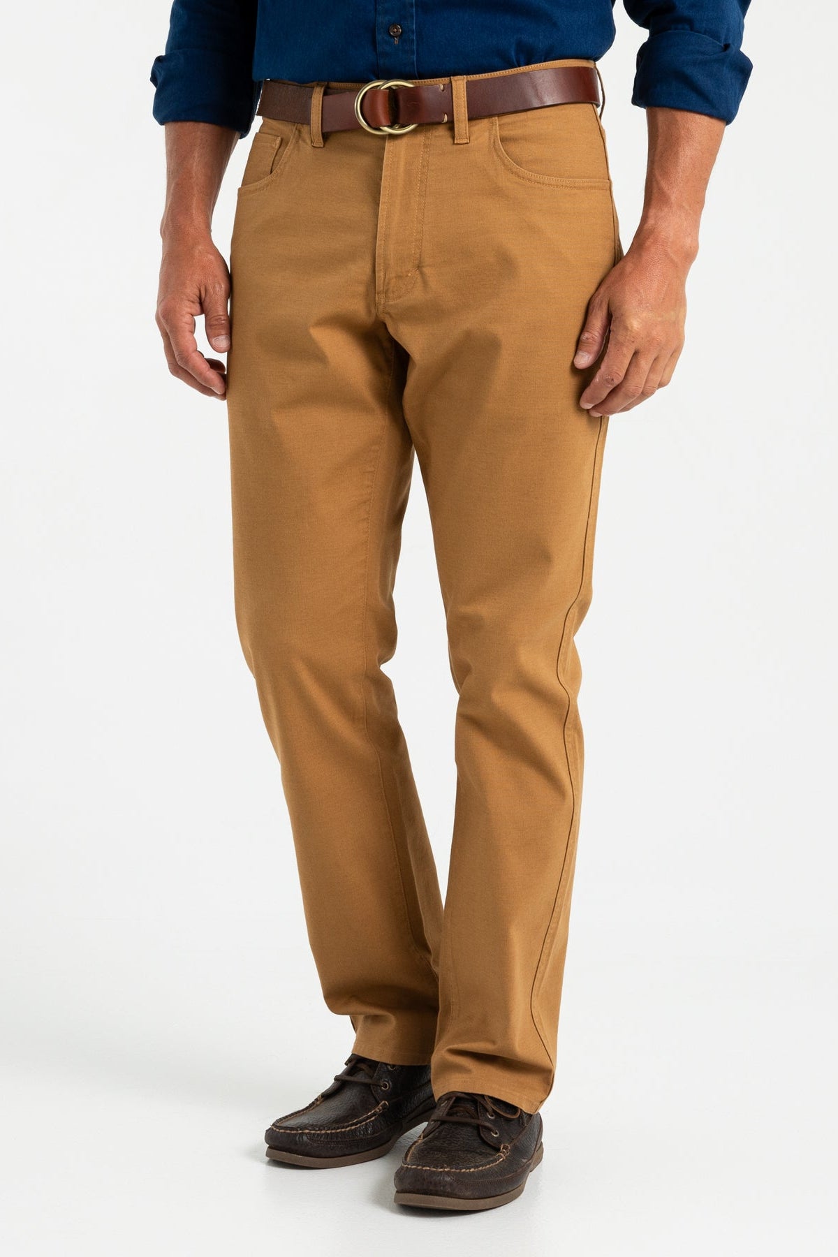 Duck Head - Pinpoint Canvas Five Pocket Pant (Bistre Brown)