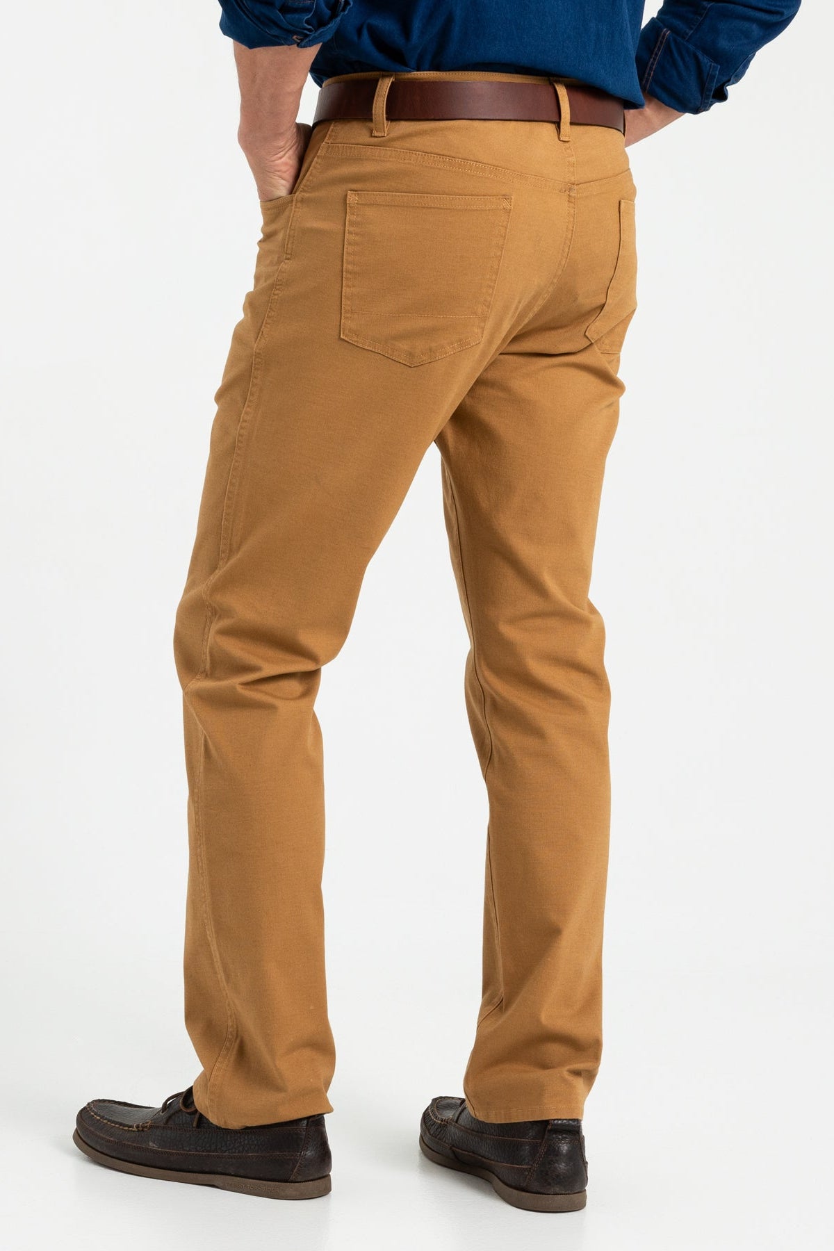 Duck Head - Pinpoint Canvas Five Pocket Pant (Bistre Brown)