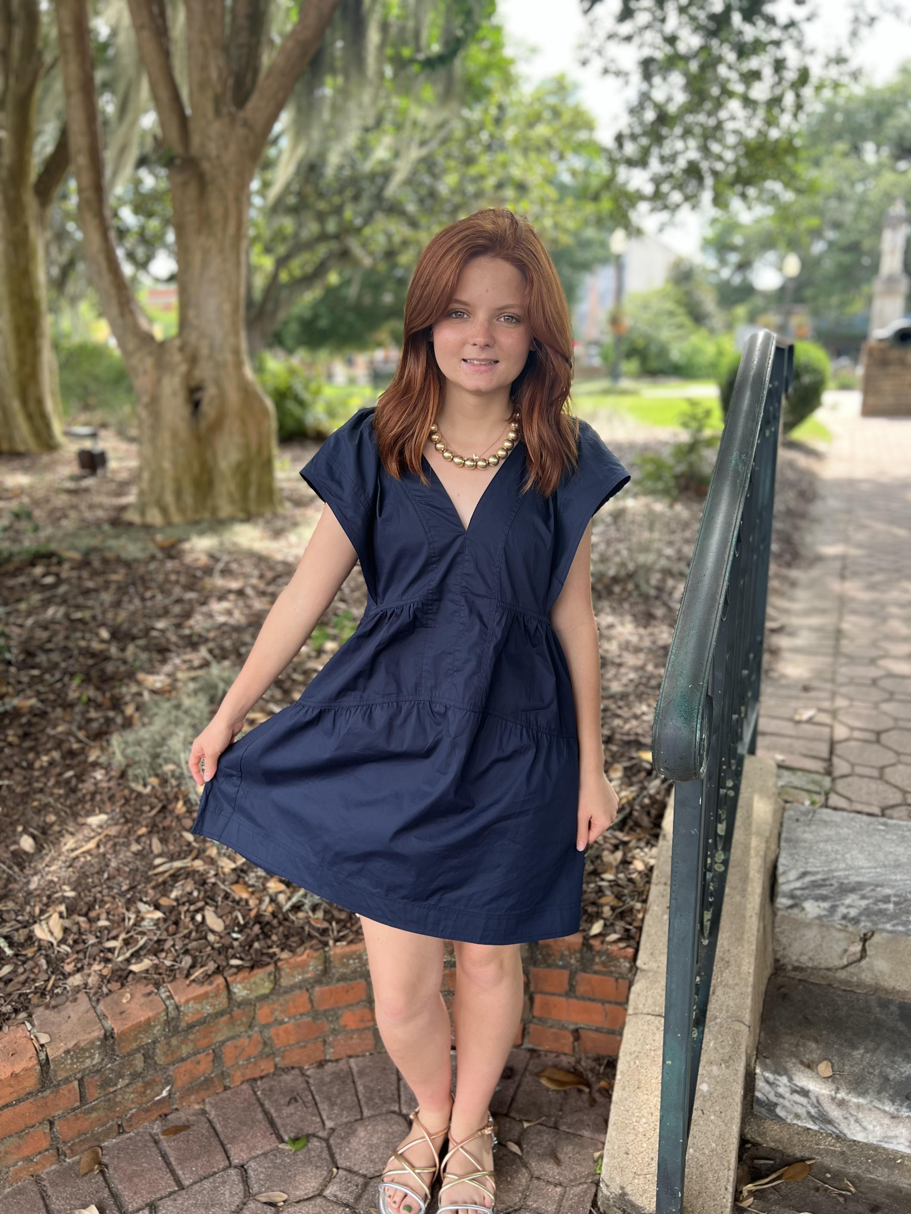 The Jennifer Dress (Navy)