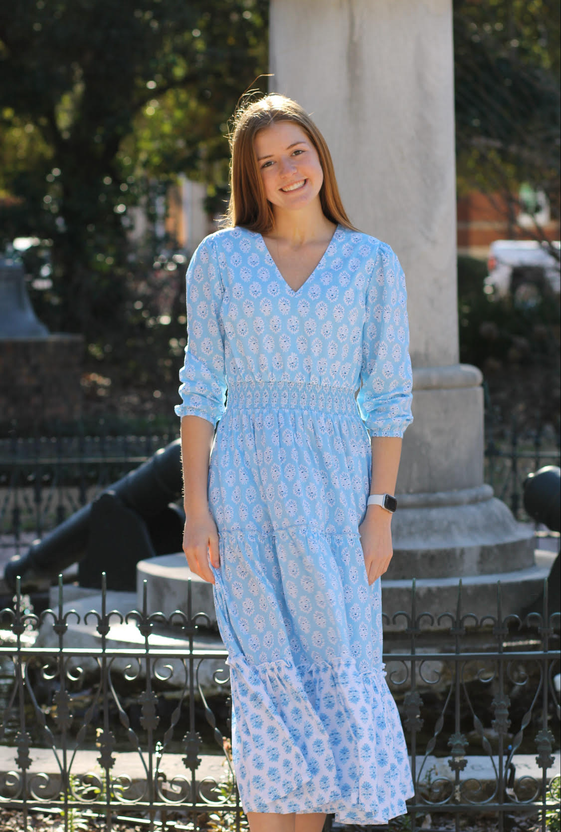 Southern Tide - Blair Garden Variety Maxi Dress (Clearwater Blue)