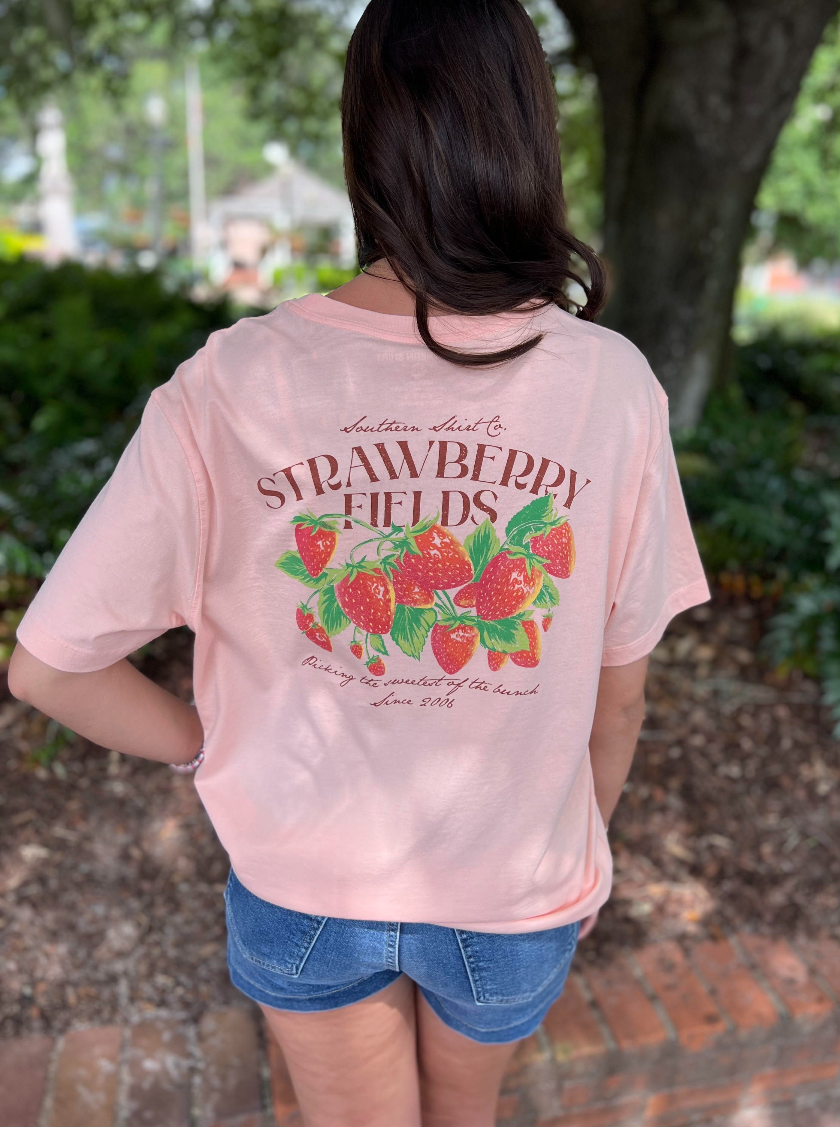 SSCO - Strawberry Patch Tee (Peach Melba) FINAL SALE