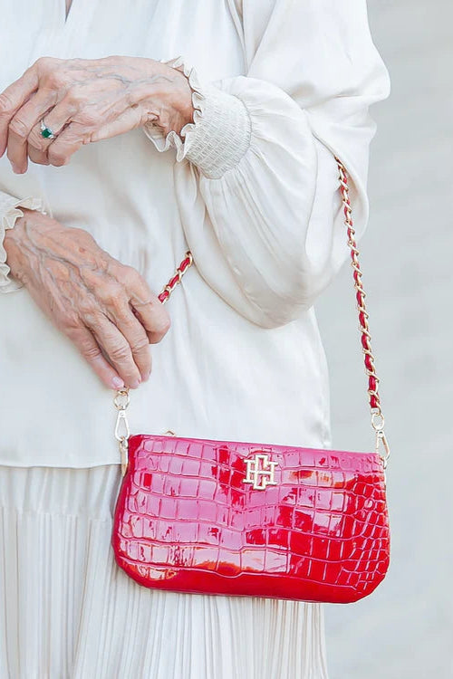 Caroline Hill - Livi Crossbody (Red Patent EC)