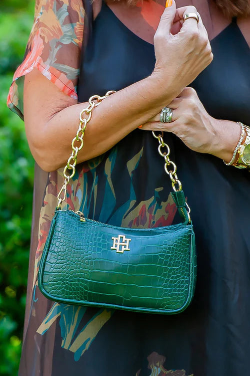 Caroline Hill - Joan Crossbody (Hunter Green EC)