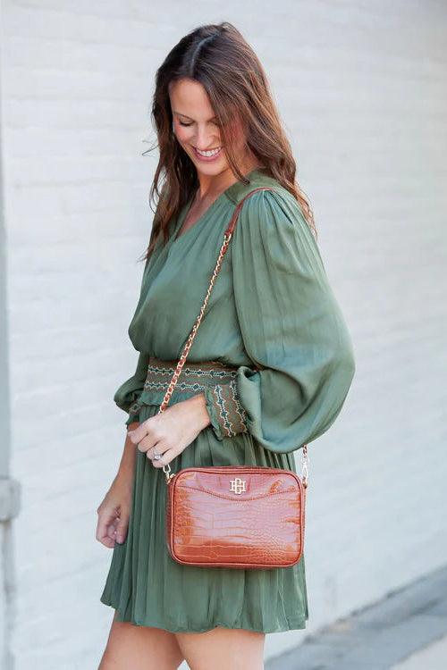 Caroline Hill - Fiona Crossbody (Saddle EC)