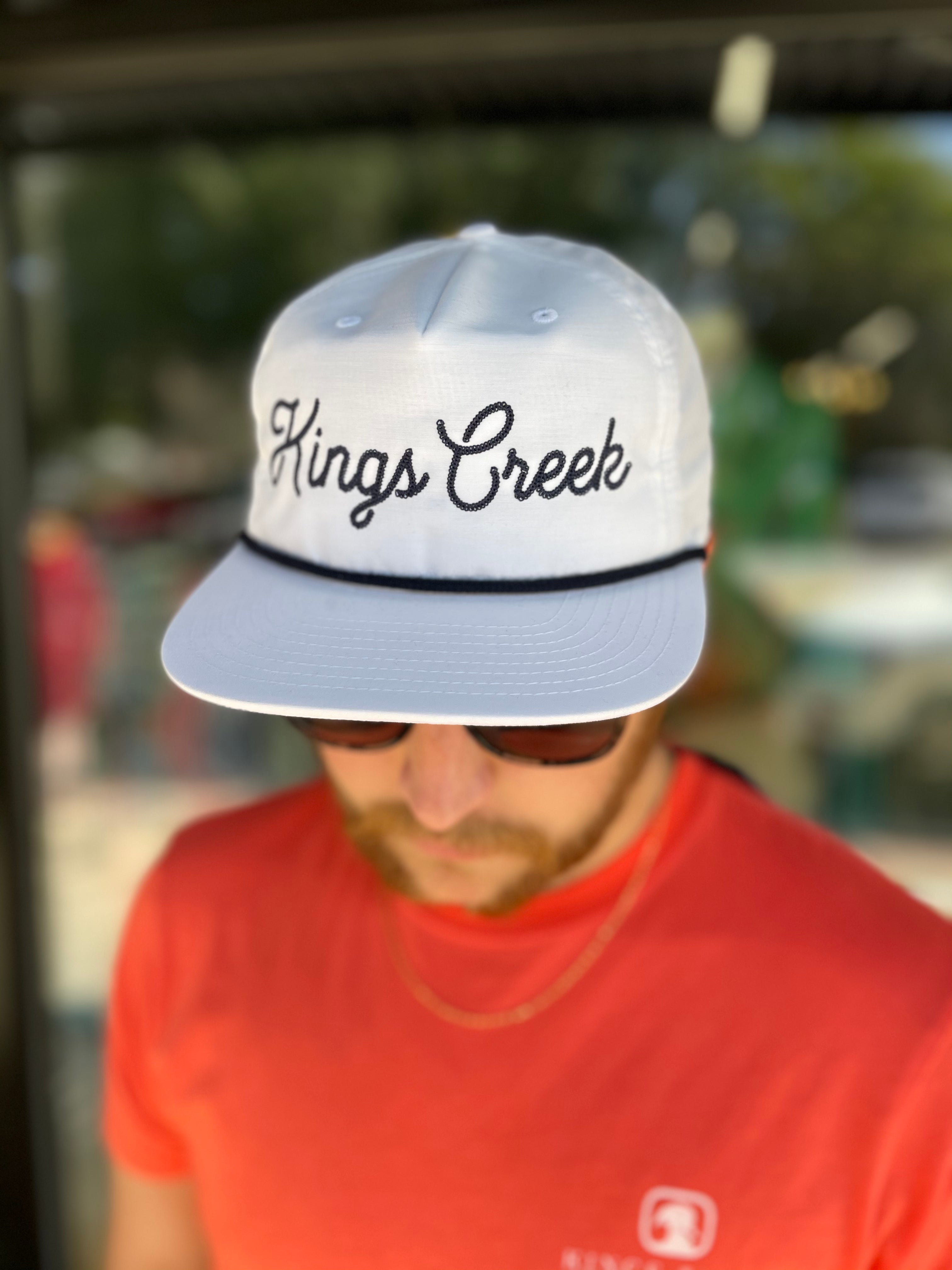 Kings Creek Rope Hat - White Stitch