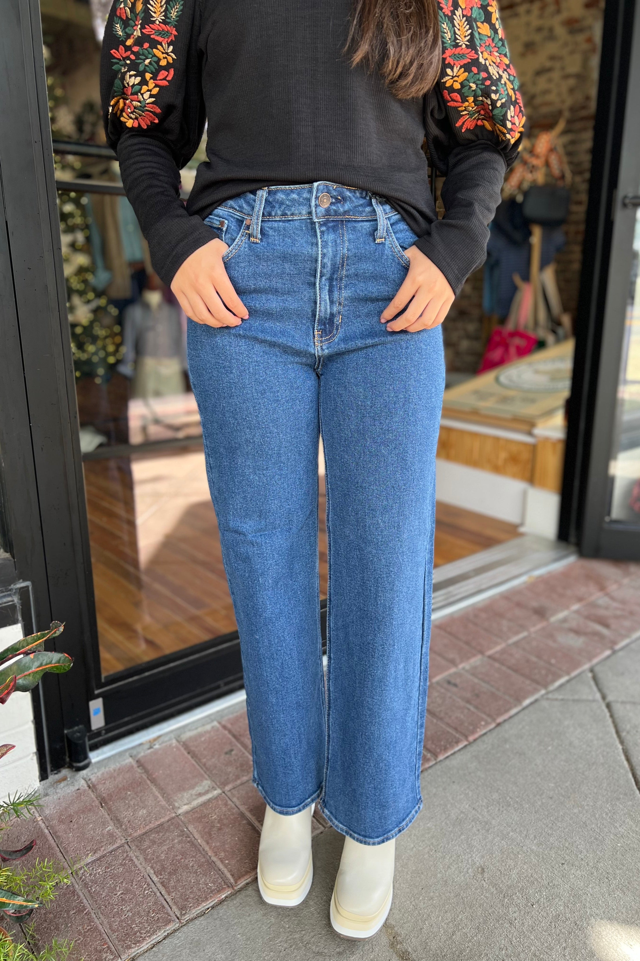 Just Black Denim - Full Length Straight FINAL SALE