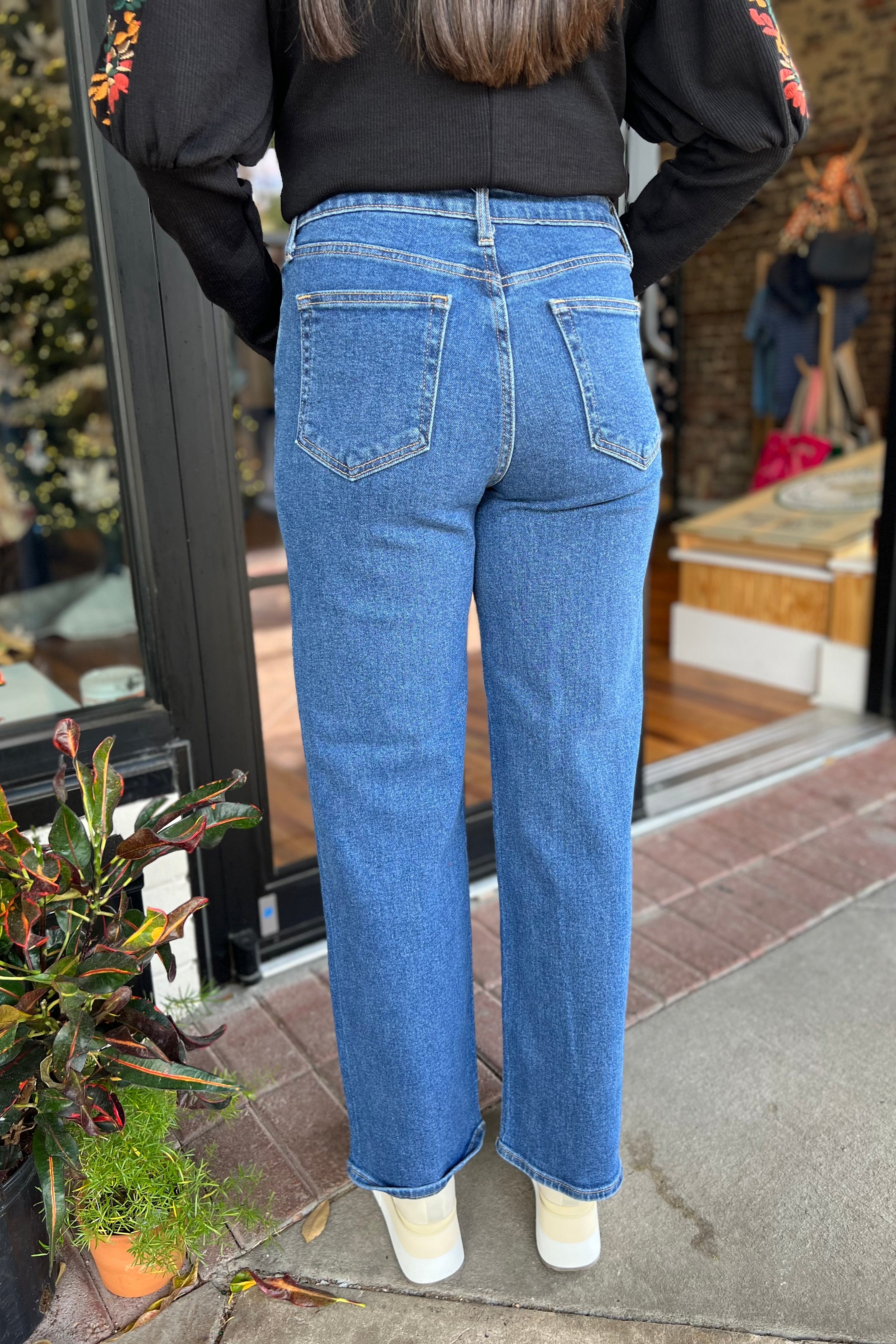 Just Black Denim - Full Length Straight FINAL SALE