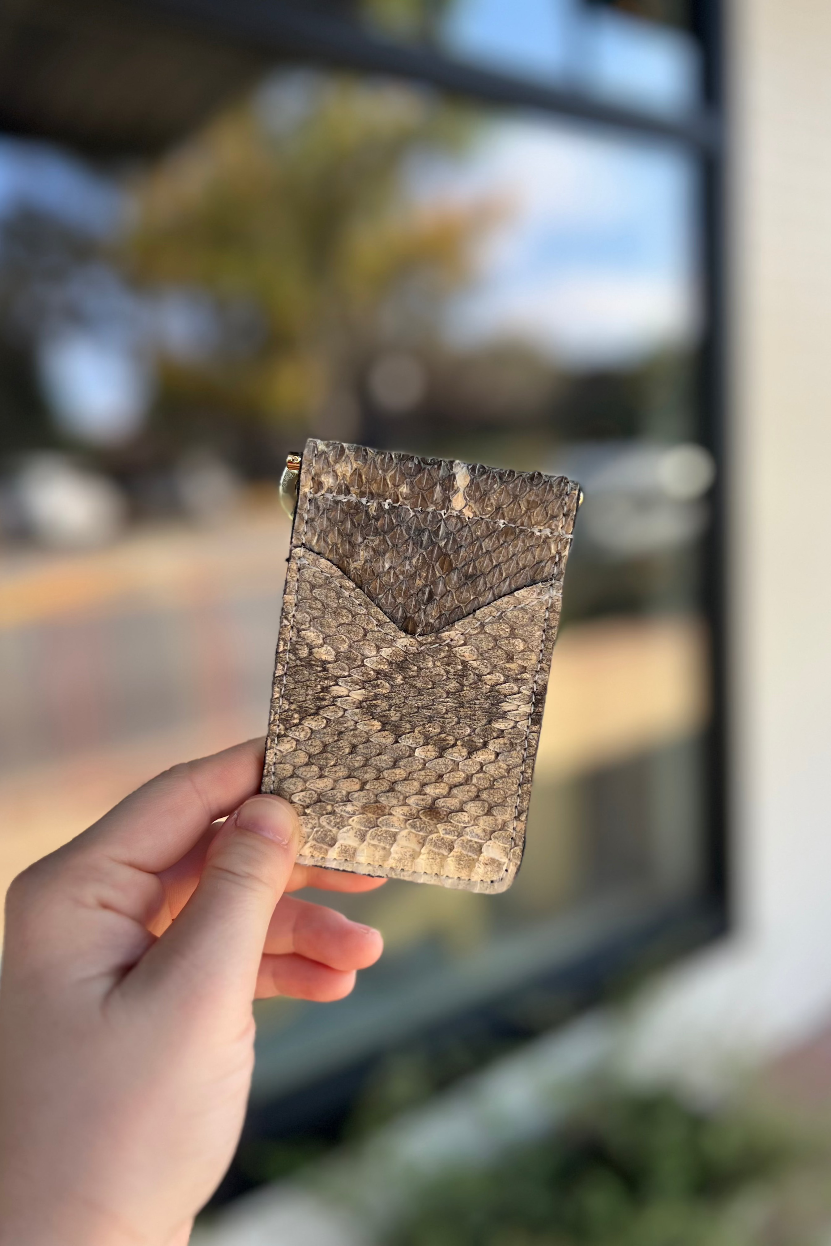Bull & Briar - Rattlesnake Executive Front Pocket Wallet FINAL SALE