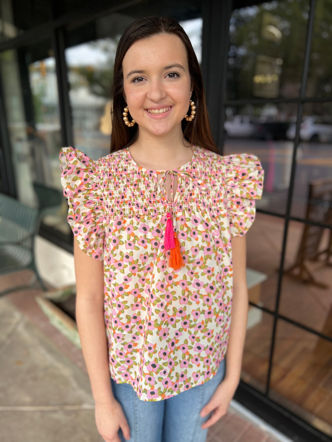 The Petunia Blouse - Pink